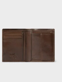 Marron - Osprey London The London Leather Wallet avec poche à pièces