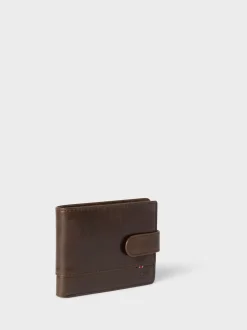 Marron - Osprey London The London Leather Coin Wallet