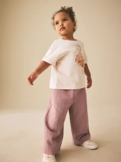 Marron - Pantalon large (3 mois-7 ans)
