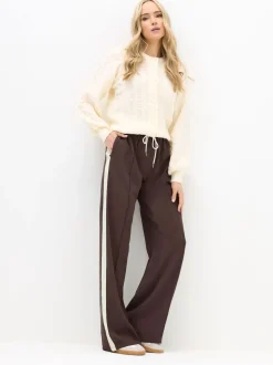 Marron - Pantalon Long Tall Sally large