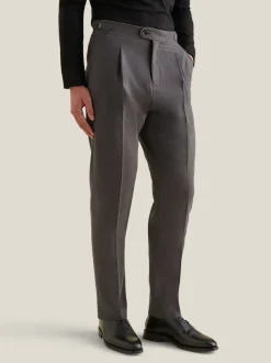 Marron - Pantalon Peckham Rye Smart taille haute