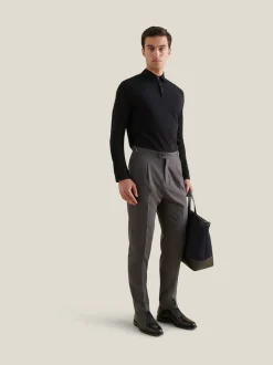 Marron - Pantalon Peckham Rye Smart taille haute