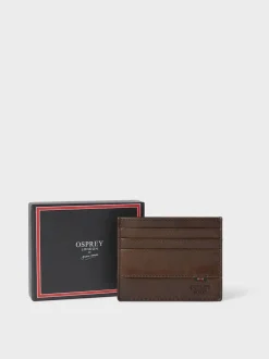 Marron - Pochette à cartes Osprey London The London en cuir