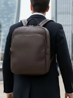 Marron - Sac à dos Totes en cuir authentique