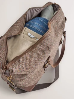 Marron - Sac fourre-tout Harris Tweed Weekend