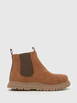 Marron - Schuh Bottes Conrad Chealsea