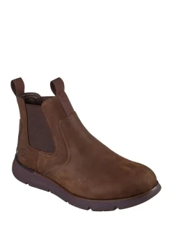 Marron - Skechers Bottes Augustino pour hommes