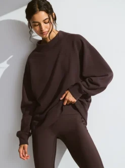 Marron - Sweat-shirt YPB Abercrombie & Fitch