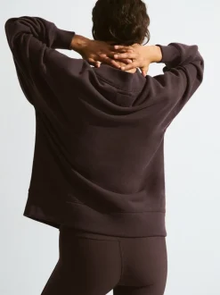 Marron - Sweat-shirt YPB Abercrombie & Fitch