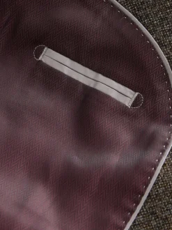 Marron - Veste de costume habillé Abraham Moon en 100% laine britannique Donegal