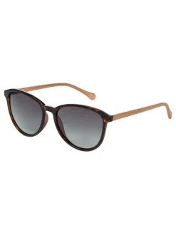 Marron écaille de tortue - Ted Baker Lunettes de soleil classiques pour les yeux ronds