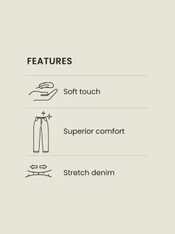 Marron champignon - Slim Fit (Slim Fit) - Jeans stretch de confort