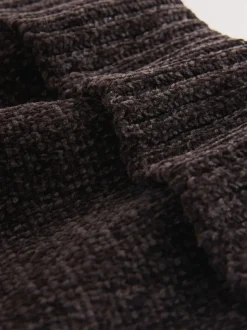 Marron chocolat - Bonnet en chenille