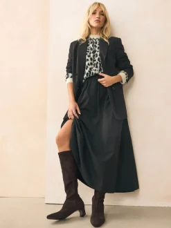 Marron chocolat - Bottes chaussettes Forever Comfort® à bout ciselé