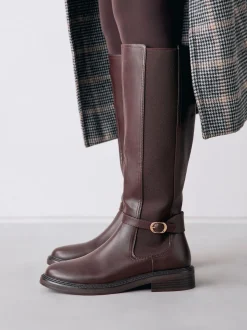 Marron chocolat - Bottes d’équitation Forever Comfort® à boucle