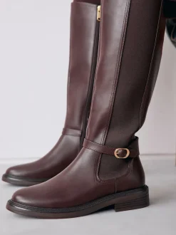 Marron chocolat - Bottes d’équitation Forever Comfort® à boucle