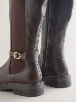 Marron chocolat - Bottes d’équitation Forever Comfort® à boucle