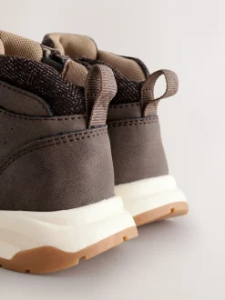 Marron chocolat - Bottes de marche doublées chaudes