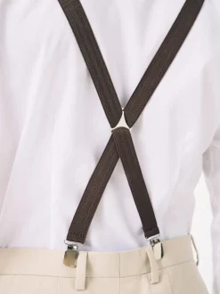 Marron chocolat - Bretelles fines