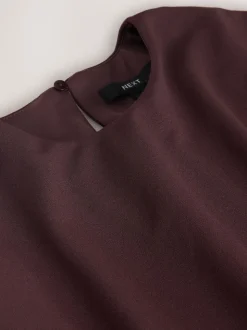 Marron chocolat - Cape Robe longue