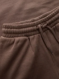 Marron chocolat - Ensemble sweat et Joggings imprimé à Col rond (3mois-7ans)