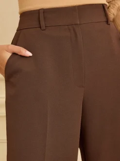 Marron chocolat - Love & Roses Pantalons amples