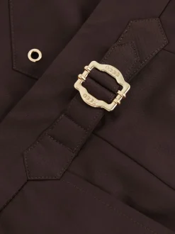 Marron chocolat - Short de bain Reiss Sun avec pattes d'ajustement sur les côtés