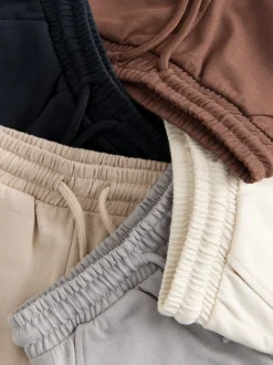 Marron chocolat/noir/pierre/gris - Short en jersey 3 Pack (3mois-7ans)