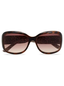 Marron clair - Lunettes de soleil Charlotte Ted Baker écaille de tortue