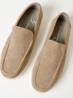 Marron clair - Mocassins à enfiler Threadbare en faux daim