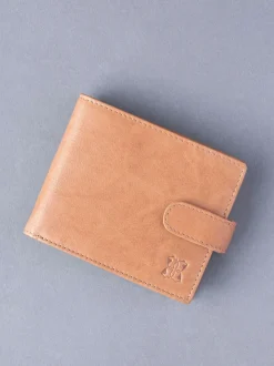 Marron cognac - Portefeuille Lakeland Burneside en cuir