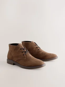Marron fauve - Bottes Chukka