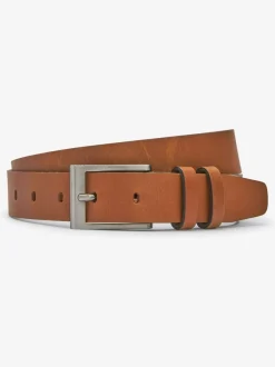 Marron fauve - Ceinture en cuir
