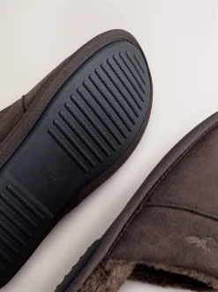 Marron fauve - Chaussons Mule