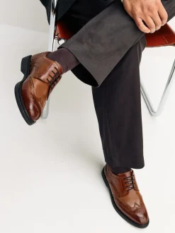 Marron fauve - Chaussures richelieu