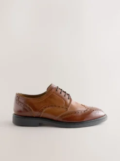 Marron fauve - Chaussures richelieu