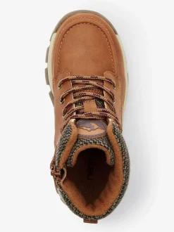 Marron fauve - Chaussures de randonnée montantes Thinsulate avec doublure