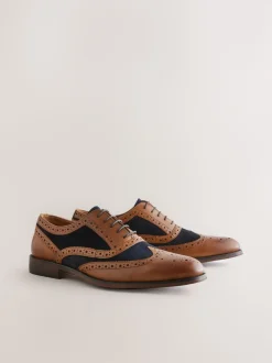 Marron fauve - Chaussures Brogue Heritage