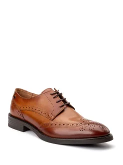 Marron fauve - Chaussures Base London Pocket Brogue