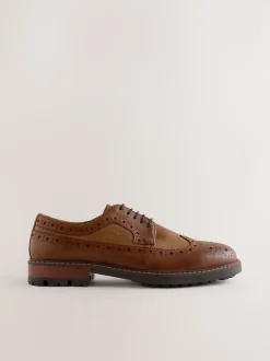Marron fauve - Chaussures Brogue Heritage
