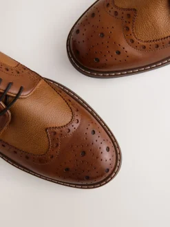 Marron fauve - Chaussures Brogue Heritage