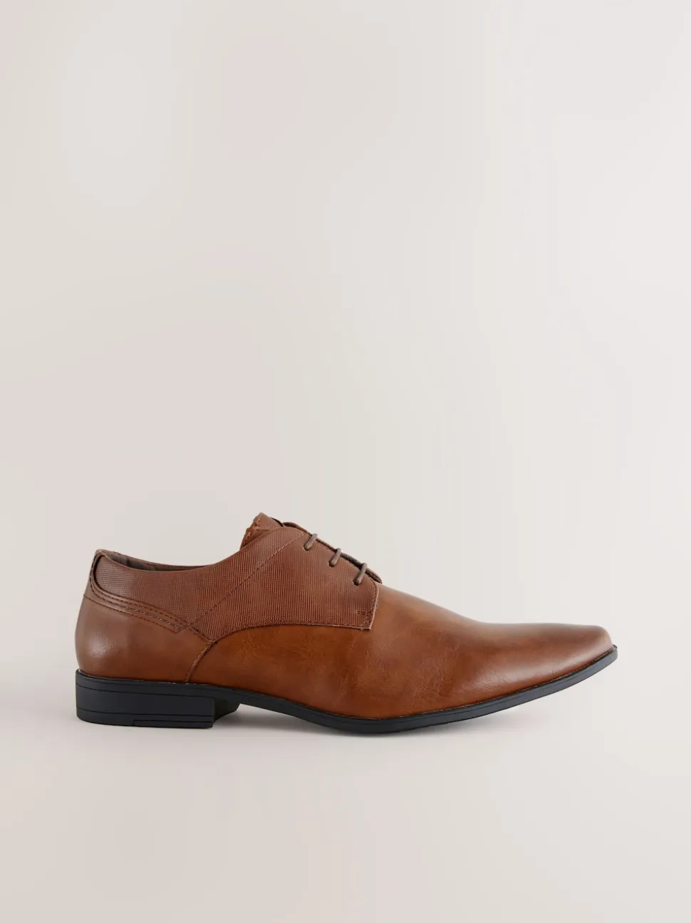 Marron fauve - Coupe classique - Chaussures Derby à lacets