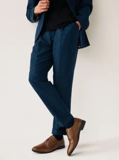 Marron fauve - Coupe large - Chaussures Richelieu Oxford en cuir