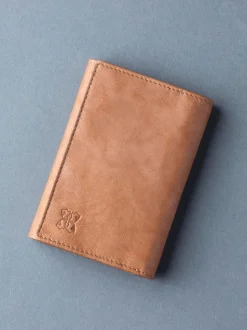 Marron fauve - Lakeland portefeuille Bowston en cuir à trois plis