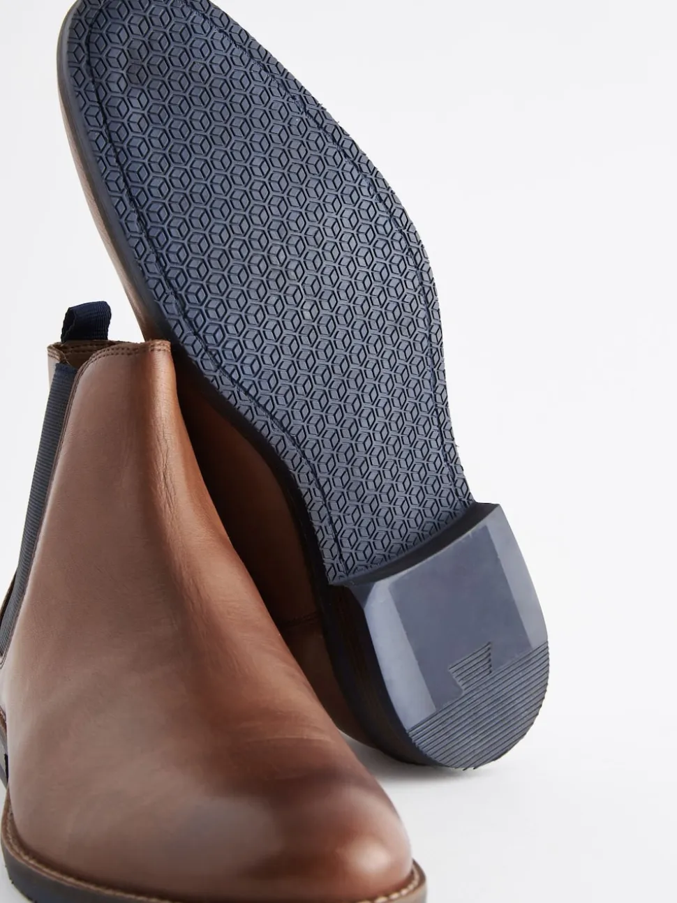 Marron fauve - Leather Chelsea Boots