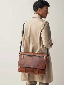 Marron fauve - Sac Messenger