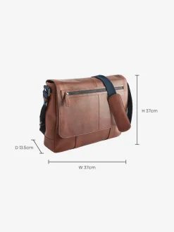 Marron fauve - Sac Messenger