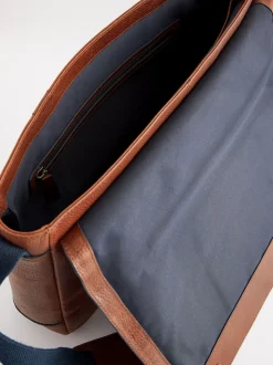 Marron fauve - Sac Messenger