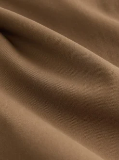 Marron fauve - Slim Fit (Slim Fit) - Pantalon chino stretch