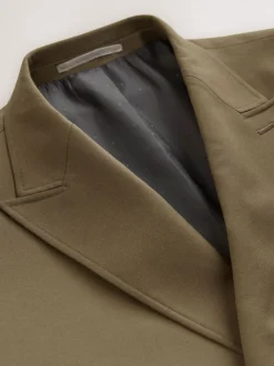 Marron fauve - Veste de costume à double boutonnage